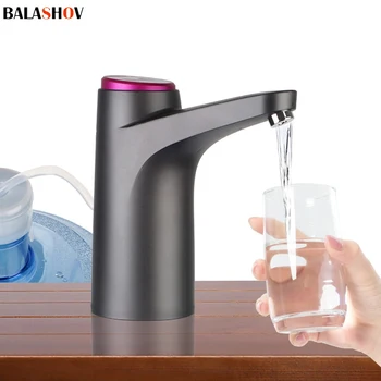 Distributore di acqua elettrico bottiglia di pompa dell'acqua portatile automatico per uso domestico campeggio gallone interruttore per bere trattamento intelligente dell'acqua