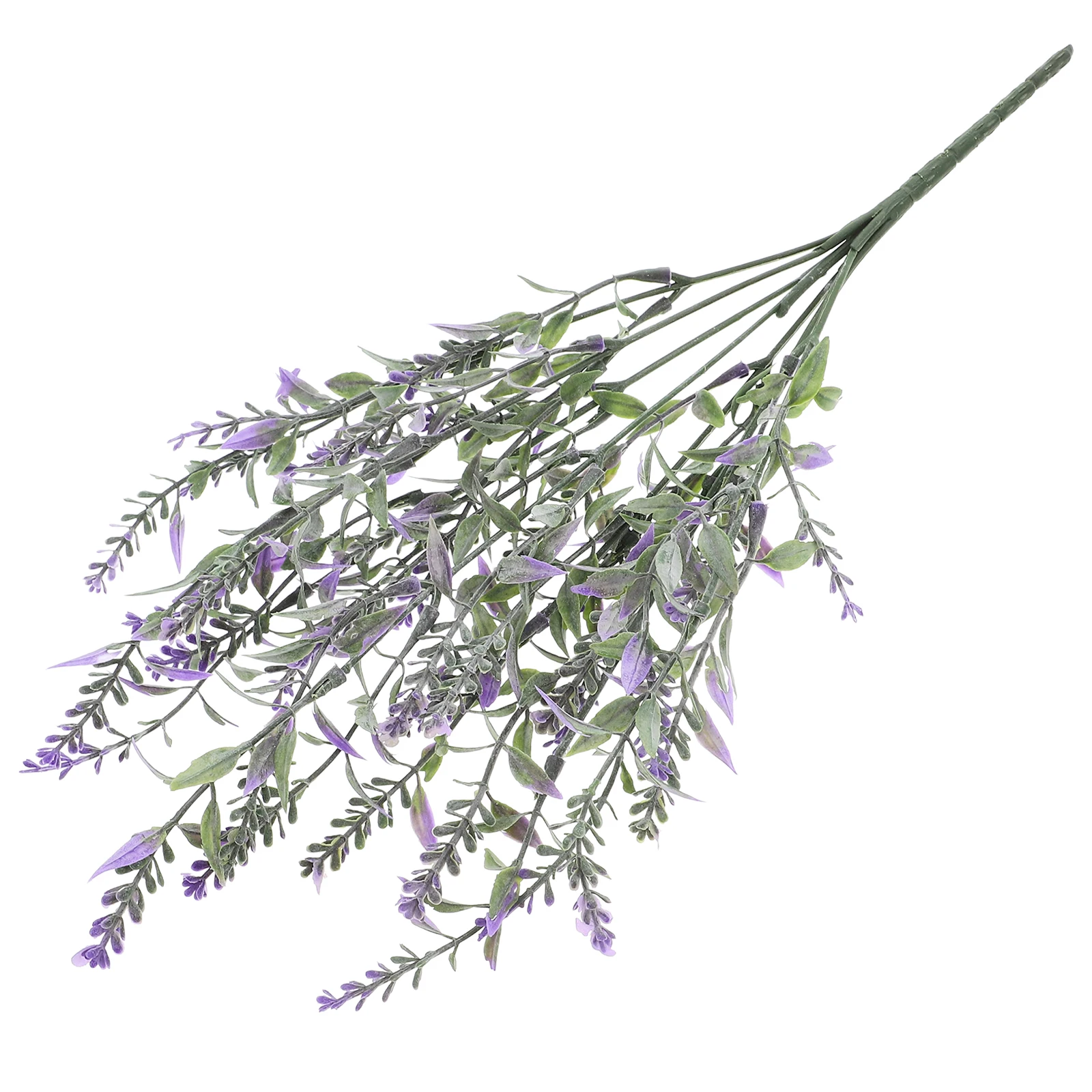

Lavender Bouquet Artificial Flowers Dried Plants Picks Fake Arrangements Lavendar Iron Wire Decor Bouquets for Decoration