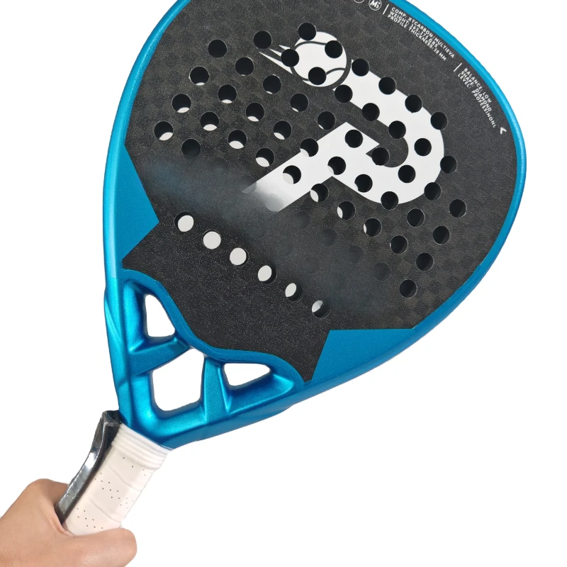 

12K Carbon Fiber Hard Eva Inner Core Diamond Shape Padel Racket for Professional