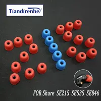 Almohadillas de espuma viscoelástica para los oídos, almohadillas de espuma para los auriculares, para Shure se112 SE215 SE846 SE535