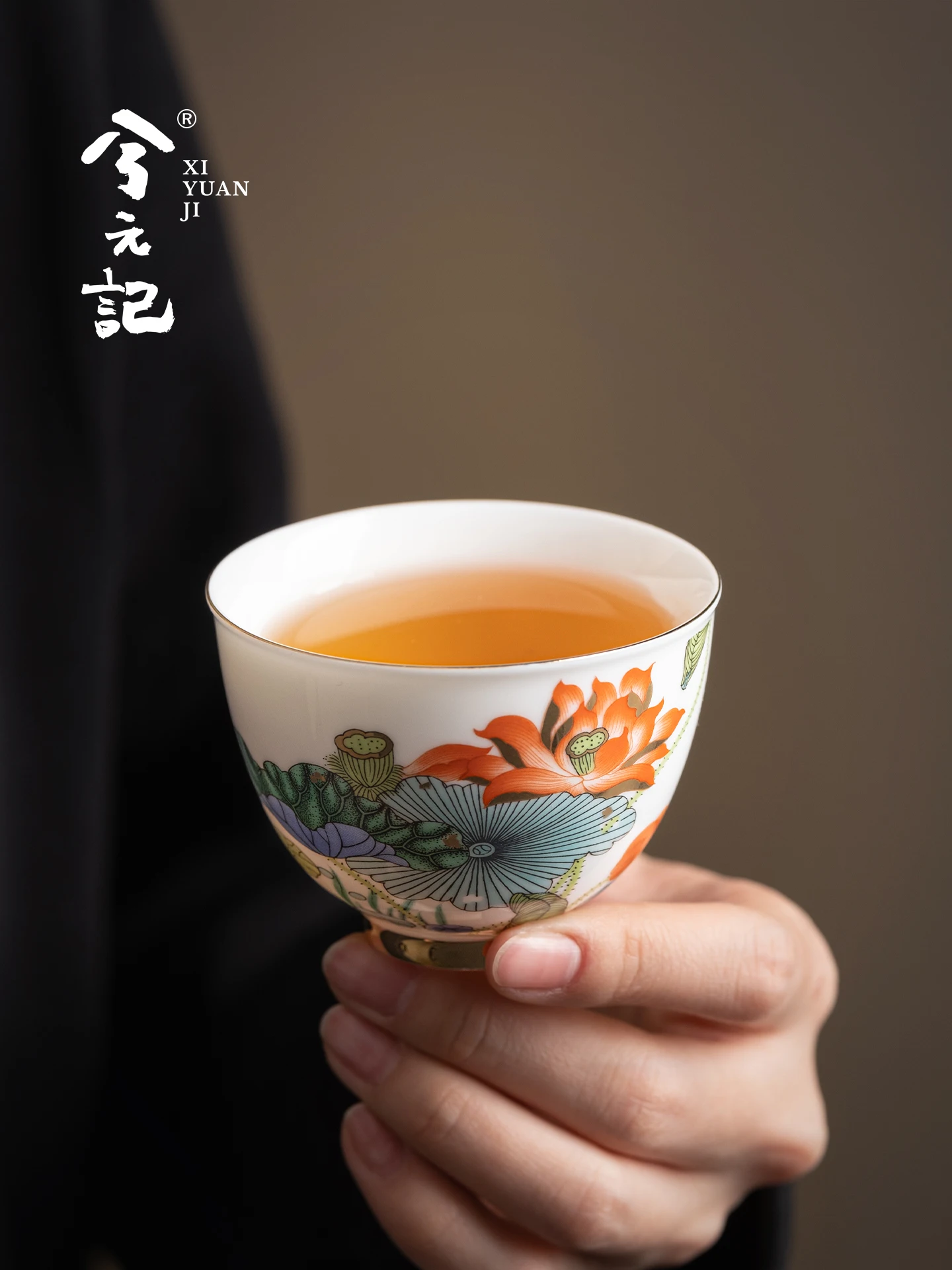 Step by Ceramic Cup High-End Personal Dedicated Mutton Fat Jade Drinking Set