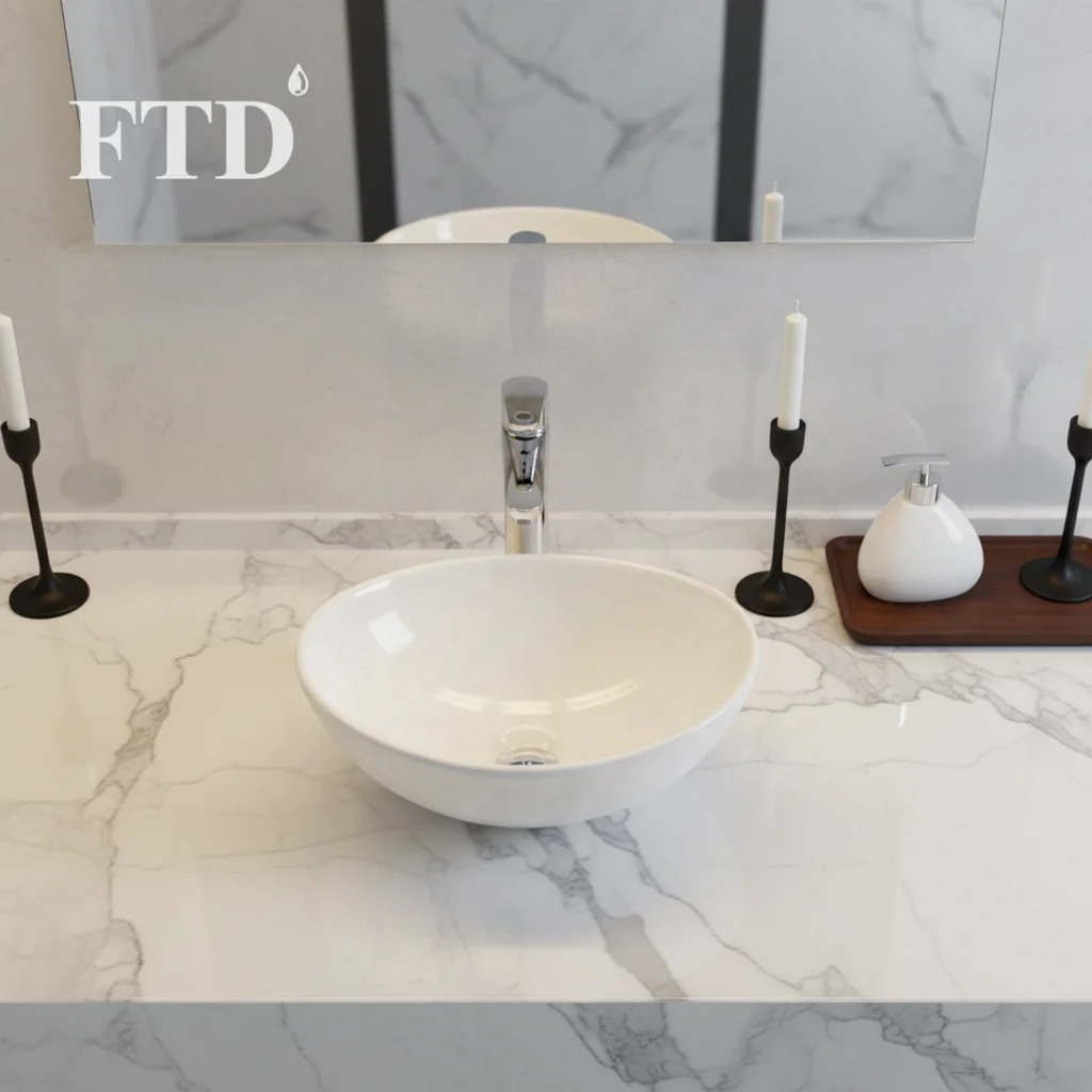 Potted Plants On StandsHigh Quality Modern Oval Shape Bathroom Vanity Sink Counter Top Vessel Ceramic Wash Basin With Polished F