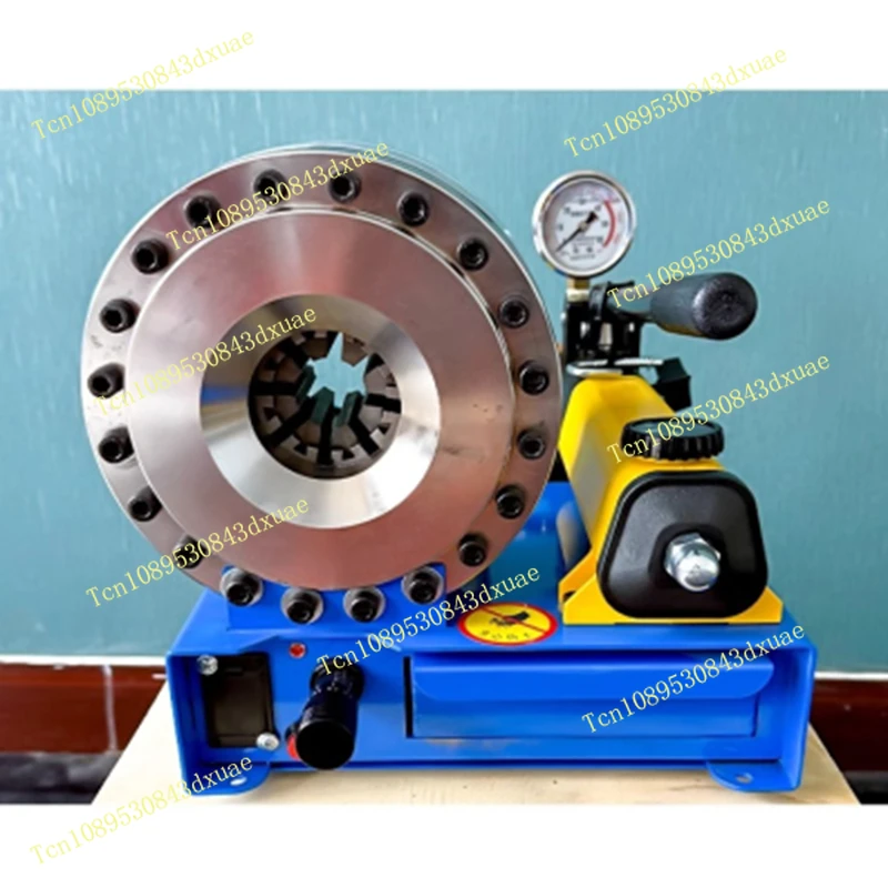 Portable Manual Liquid Compression Pipe Press with  7 sets of molds Small  High Pressure Oil Pipe Explosion-proof Pipe