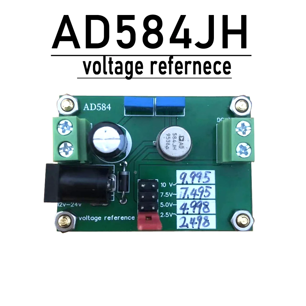 Imagem -03 - Referência Tensão Fonte 10v Calibração Calibração Resistindo Capacitor Board para Multimete Tensão Filtro Ad584