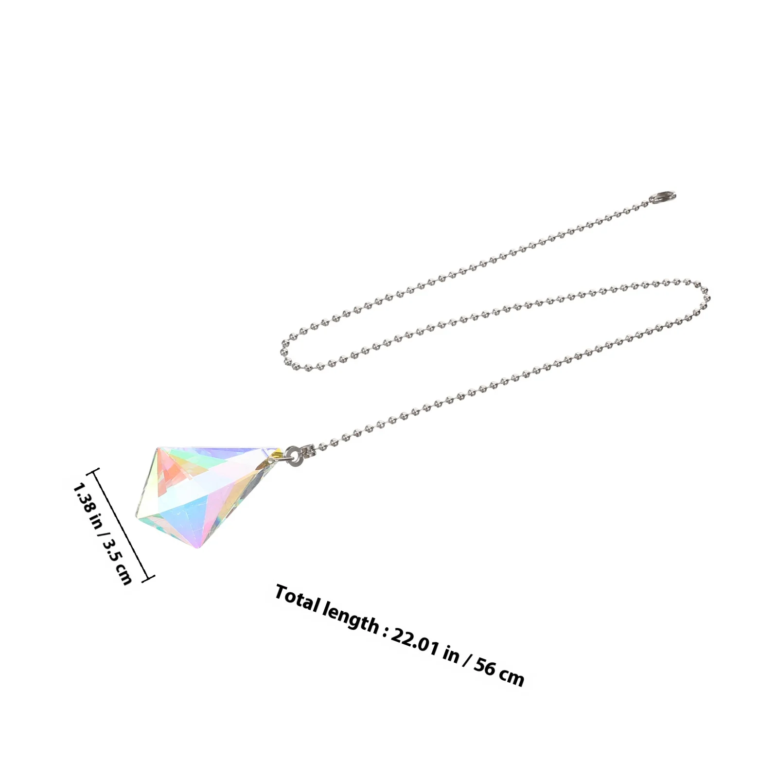 2 قطعة سلسلة سحب مروحة الزخرفية سلسلة إضاءة كريستالية بيضاء موسع لاستخدام مروحة السقف وتركيبات إضاءة السقف #4