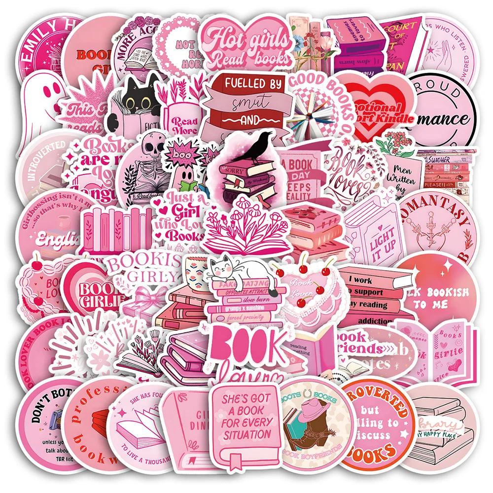 60PCS Cartoon Pink … - image
