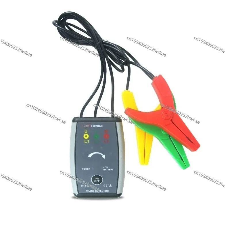 

FR2060 Three-phase AC Phase Meter Electrical Phase Sequence Meter Positive Phase Sequence Line Open Circuit Check 1000V