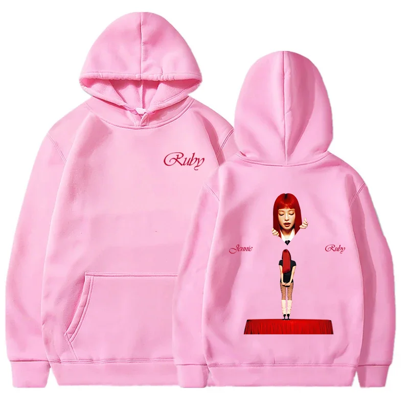 アイドル JENNIE Ruby Album Hoodie L JENNIE — Dumber Studios