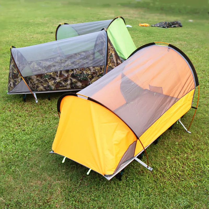 

Outdoor Camping Single Tent 1 Piece off the Ground Sleeping Folding Marching Bed Self Driving Fishing Tent Cot Baby Camp
