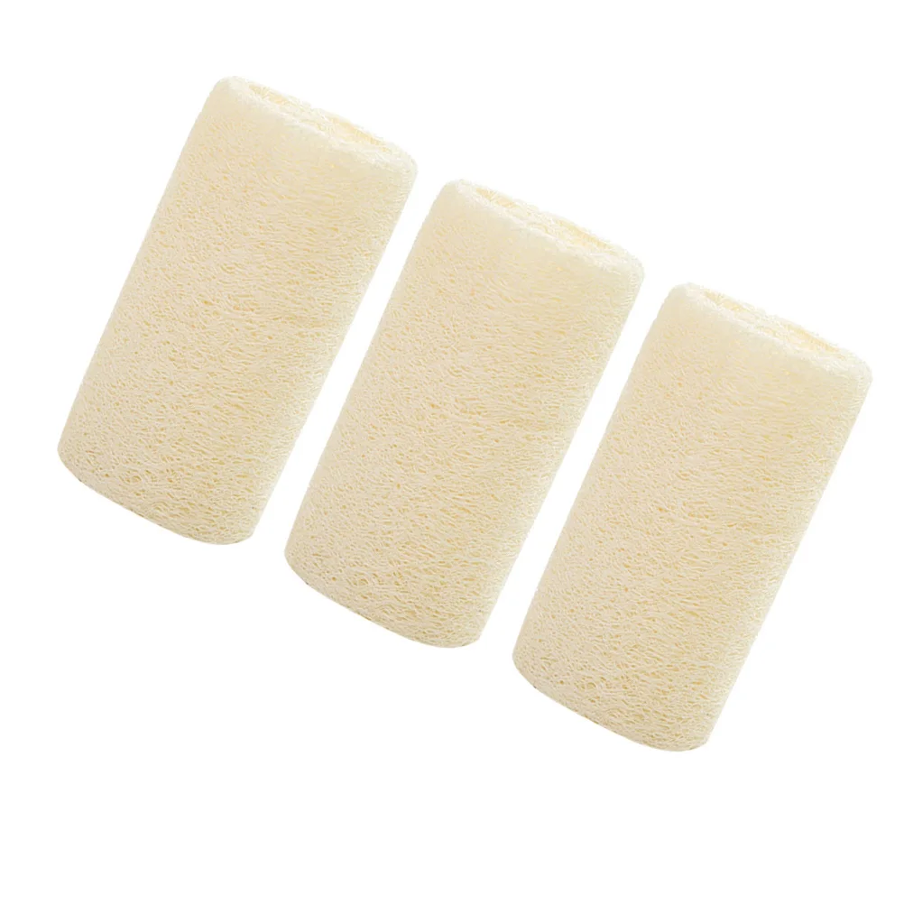 

3Pcs Silk Gourd Exfoliating Loofah Sponge Soft Natural Bath Scrubber Body Cleanser Shower Pouf Remove Dead Skin Horniness