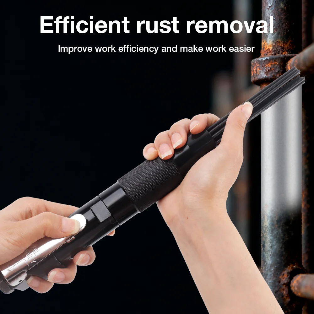 Pneumatic Rust Remover Deburring Tool, For Rust Removal, Paint Removal, Welding Slag Removal, Portable Needle Type Slag Remover