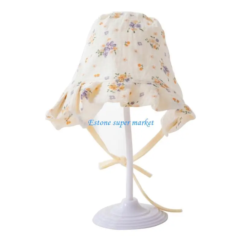 090B Lovely Girls Basin Hat Fashionable Travel Fisherman  Caps for Infants Baby 2-12M