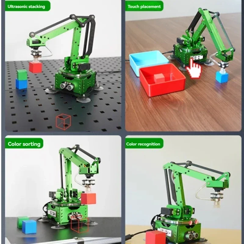 Bras robotique Open Source Intelligent, reconnaissance visuelle MaxArm, microcontrôleur ESP32, Robot Programmable, développement secondaire