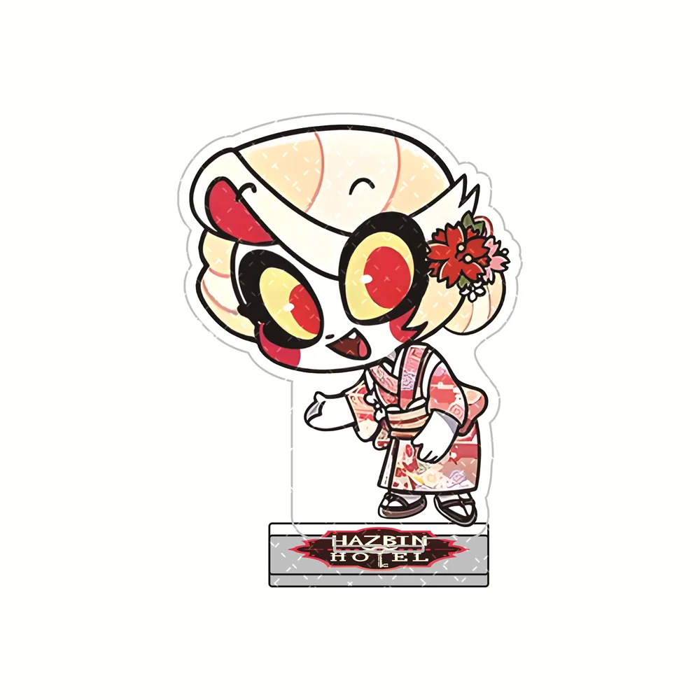 هازبين فندق أكريليك ستاندي 10 سم - شخصية تشارلي/هاسك عالية الدقة، ديكور سطح المكتب قابل للجمع لمحبي الرسوم المتحركة