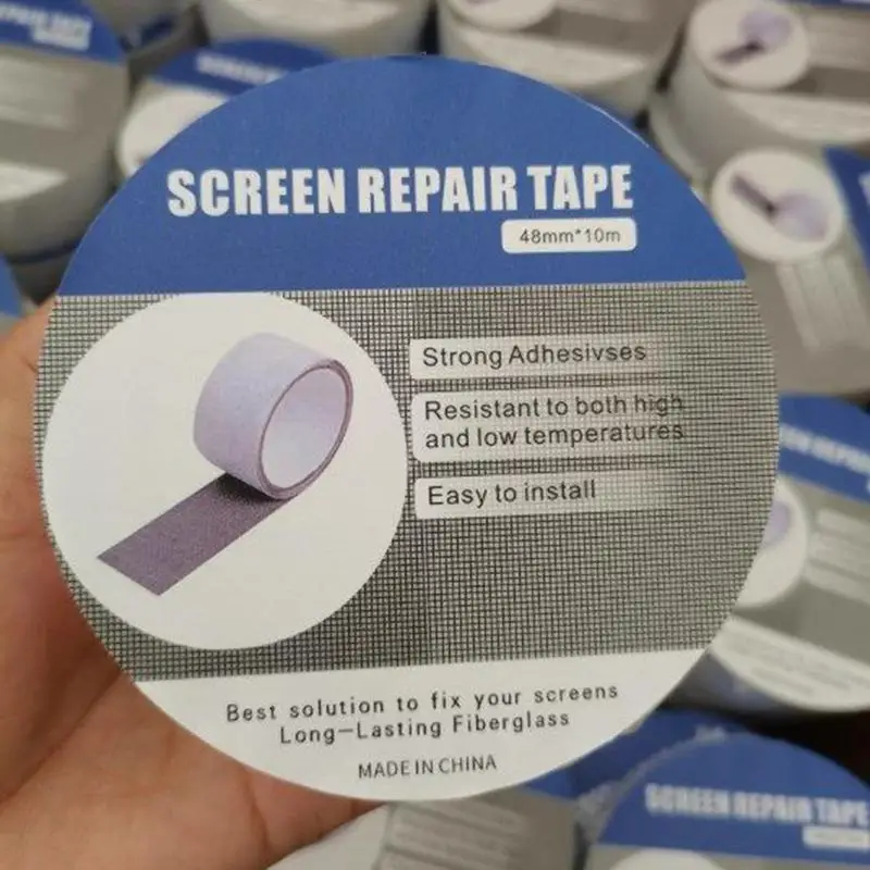 Лента для экрана, сетка для ремонта, сверхмощный комплект для ремонта экрана, прочный клей, пластырь из стекловолокна для дверей, водонепроницаемое покрытие для фиксации отверстий