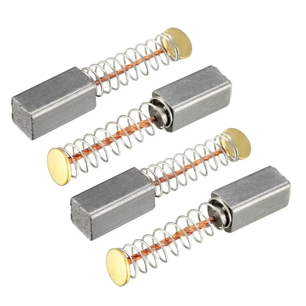 Escobillas de carbón para herramientas eléctricas Material resistente al desgaste Compatible con taladros de percusión, sopladores y más paquete de 4