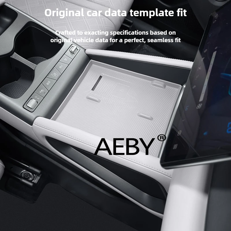 AEBY For BYD Atto 2 Smart Driving Edition 2024-2025 Wireless Charger Anti-Slip Mat, Silicone Anti-Slip Mat & Protector,interior