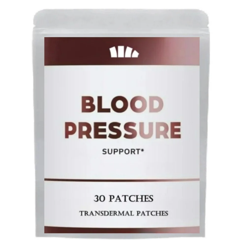 30 Patches Blood Pressure Support Transdermal Patches -promote Normal Heart And Circulatory Health