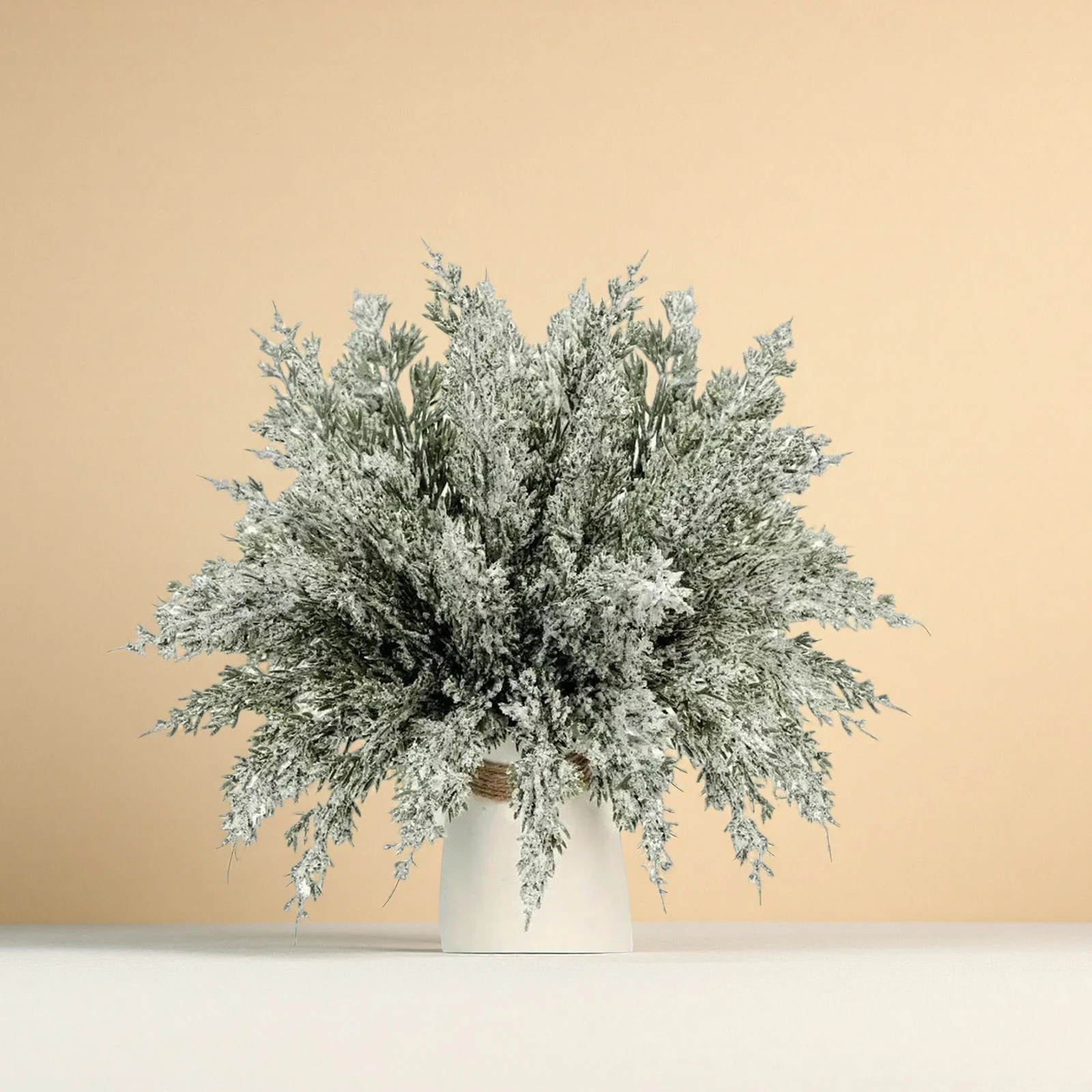 عيد الميلاد الاصطناعي الثلوج الصنوبر فروع الديكور إكليل زخرفة شجرة عيد الميلاد ملحق الأسرة سطح المكتب ديكور الإمدادات