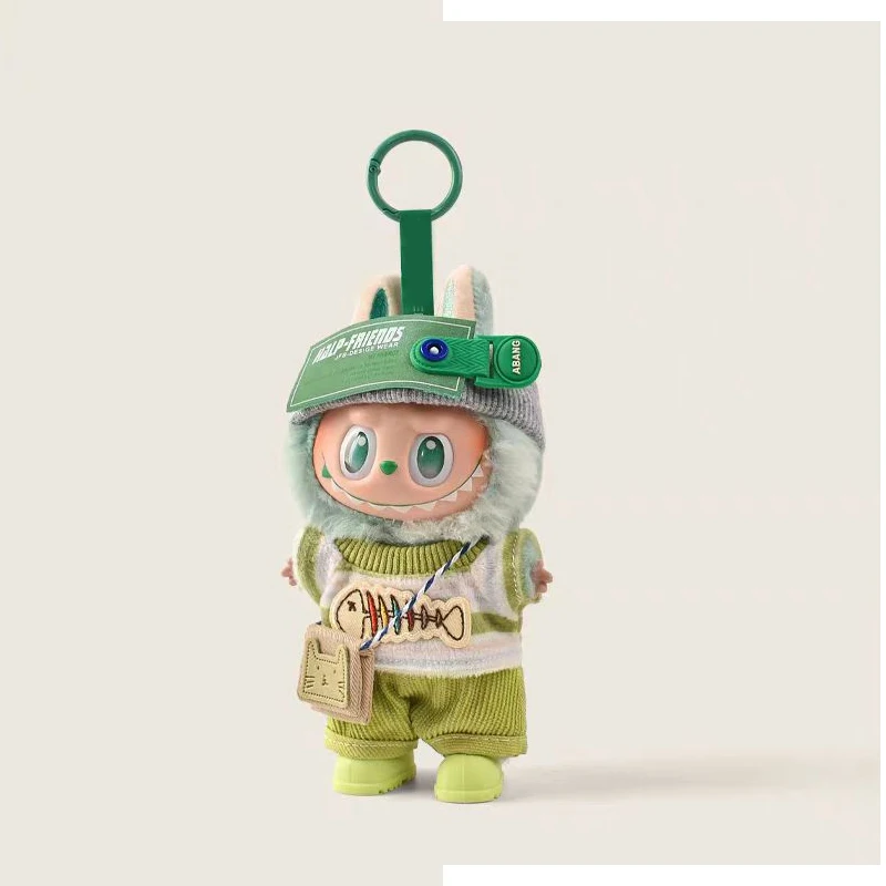 

Clothes For 17cm Labubu I II III Idol Doll Cute Mini Plush Doll'S Clothes Korea Kpop Exo Idol Dolls DIY Accessories Hoodie Set