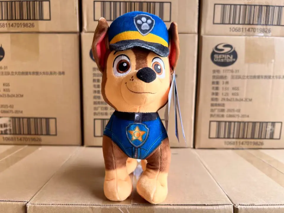 100% Genuine Paw Patrol 18-20cm standing posture Plush Toy Chase Skye Marshall Rocky Zuma Rubble 6kinds Children Birthday Gift - 2