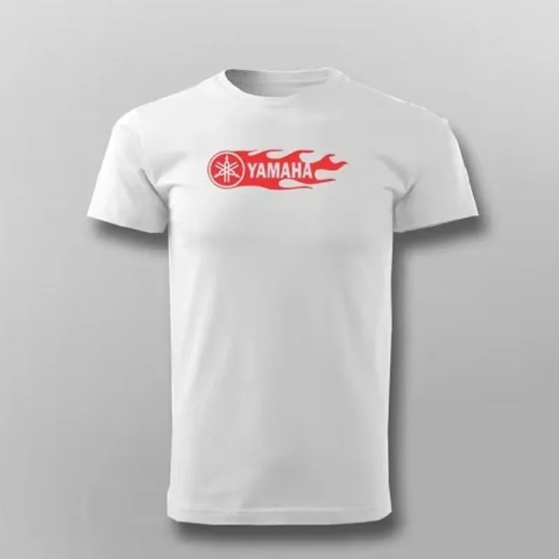 

YAMAHA MOTO Creative Personalized Printed Short Sleeve T-shirt Summer New Men's and Women's Large Cycling Loose Casual Top