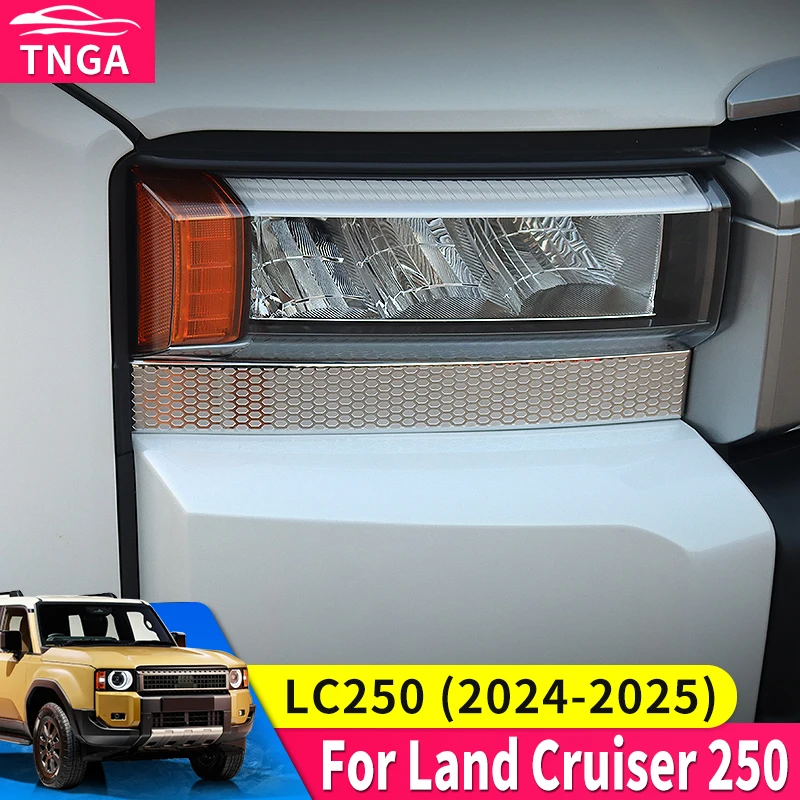 For Toyota Land Cruiser 250 2024 2025 Prado LC250 1958 First Edition FJ250 Headlight Below Decorative Strip,Upgraded Accessories