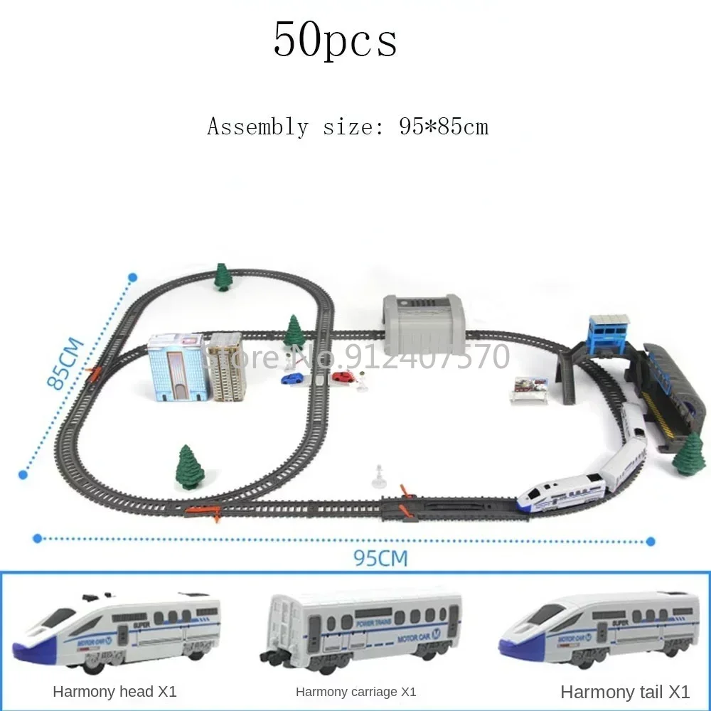 Electric Train High Speed Train Model Railway Track Harmony Rail