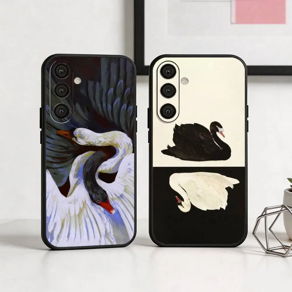 

Art H-Hilma af K-Klint Phone Case For Samsung A73,72,71,A52,51,40,41,A22,A32,31,A13, Soft Black Shell