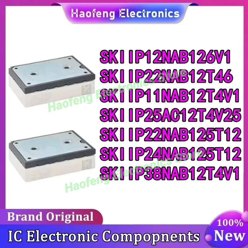 SKIIP22NAB125T12 SKIIP25AC12T4V25 SKIIP22NAB12T46 SKIIP12NAB126V1 SKIIP24NAB125T12 SKIIP38NAB12T4V1 SKIIP11NAB12T4V1 وحدة IGBT