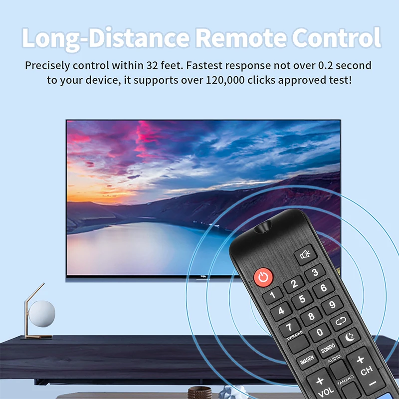 Remote Control Compatible With TD Systems Smart UHD LED LCD HDTV TV K55DLG8US K55DLS6U K40DLS6F K32DLS6H K24DLS6F K32FMN9GT