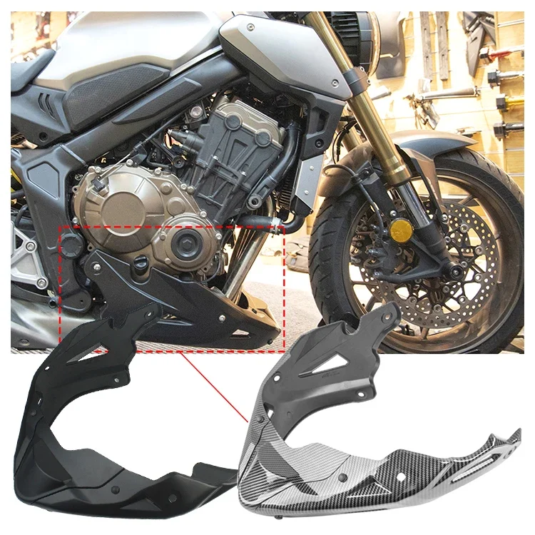 

CB650R CB650FE Motorcycle Belly Pan Engine Spoiler Lower Fairing Body Frame Panel Protector for Honda CB650F 2014-2021