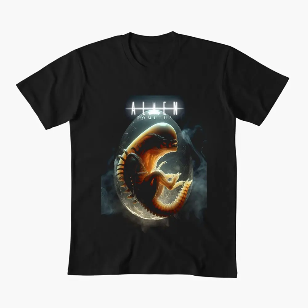 

Romulus A new saga shall be born Retro Sic-fi Alien Gift T-Shirt Xenomorph Graphic Clothes All size Tops S-6XL 100% cotton tee