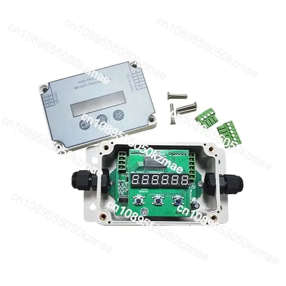 24-bit Digital Weighing Transmitter Module Display Load Cell Amplifier Controller, RS485 0-10v 4-20mA Optional