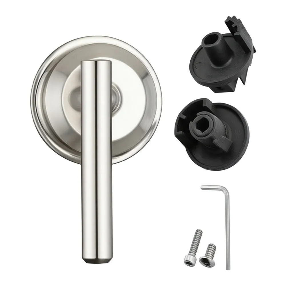 Bathroom Faucet Adapter Shower Valve Handle For Daily Bathroom Use Robust Metal Construction Modern Straight Bar Design