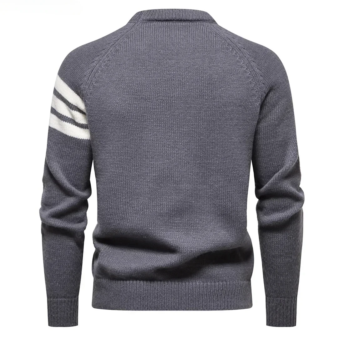 Spring Autumn New Mens Sweater High-quality Round Neck Tight Casual Japanese Knitted Pullover Men Fashion Harajuku Sweaters 3XL