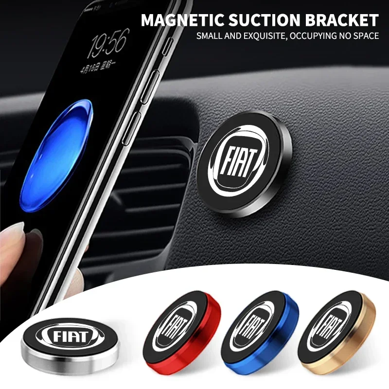 Mini Car Phone Holder Air Vent Smartphone Mobile Stand Magnetic Bracket for Fiat Stilo Bravo 500 Punto Panda Pondo Abarth Doblo