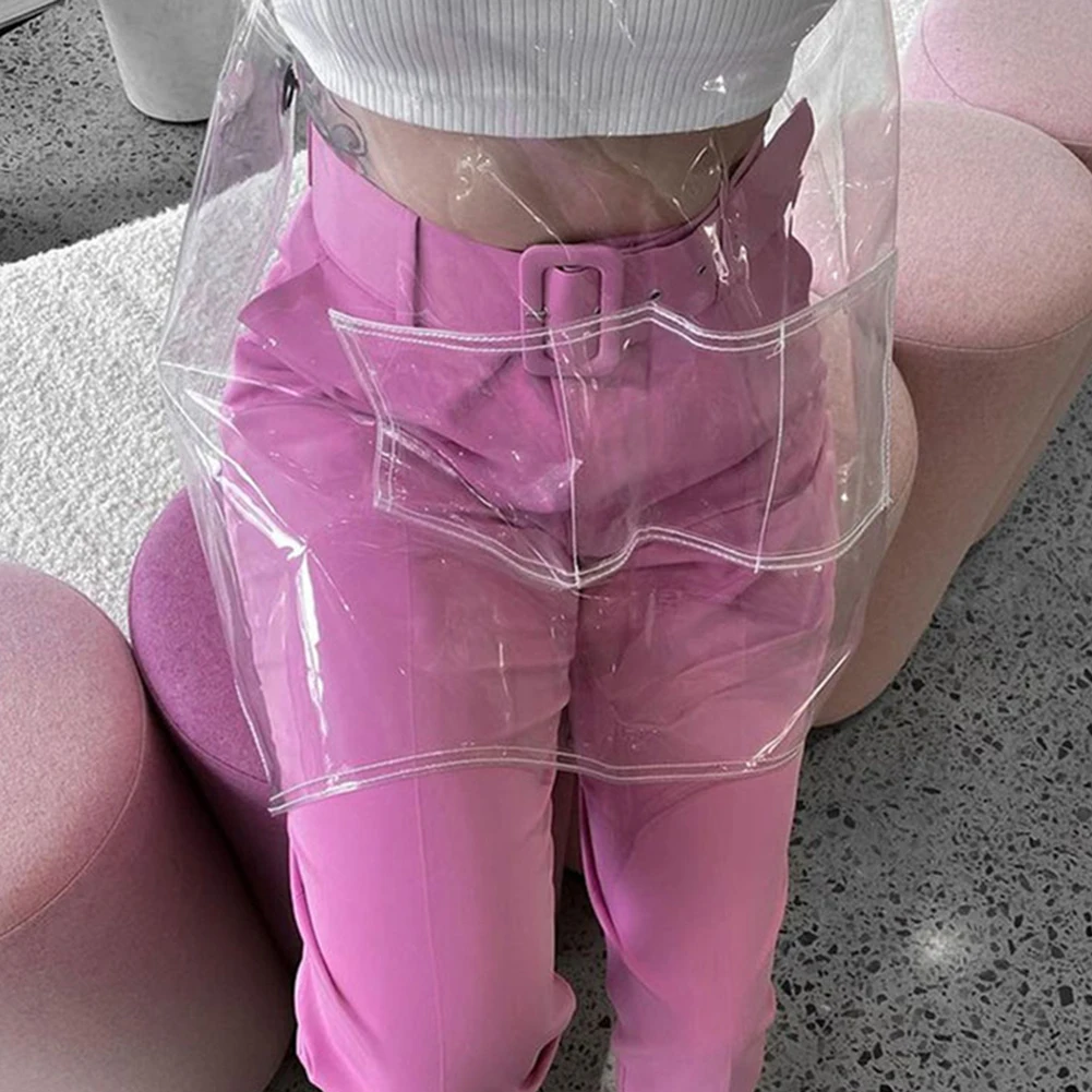 

Fashion Kitchen Apron Oil Resistant Waterproof Transparent Apron TPU for Kitchen Hair Salon Barber Barista Household Supplies