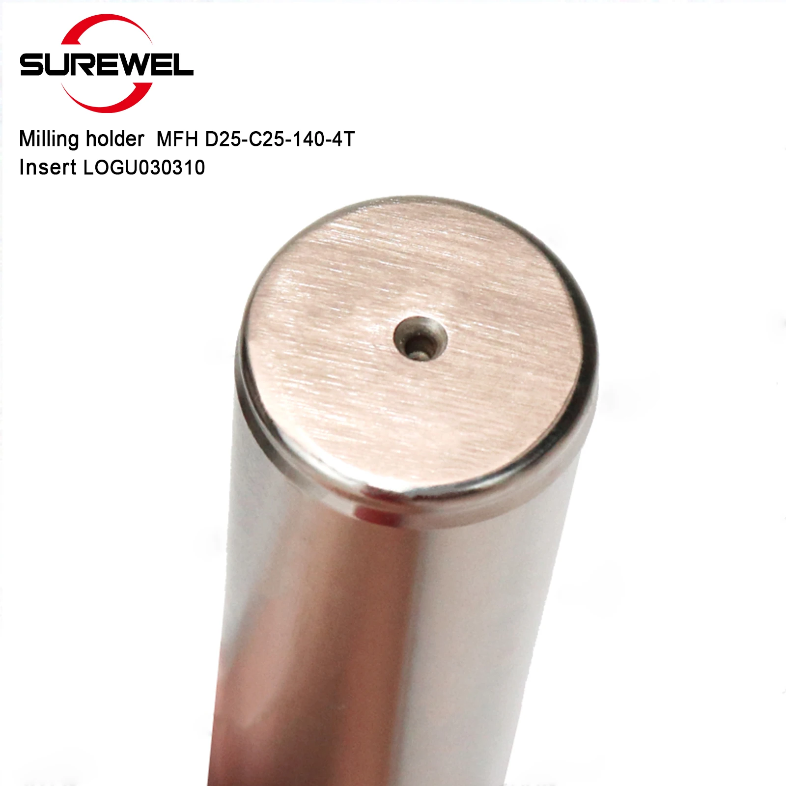 SUREWEL MFH03R CNC tool Milling Cutteer Holder, Hi feed milling cutting head, quick feed shank, can hold inserts LOGU030310