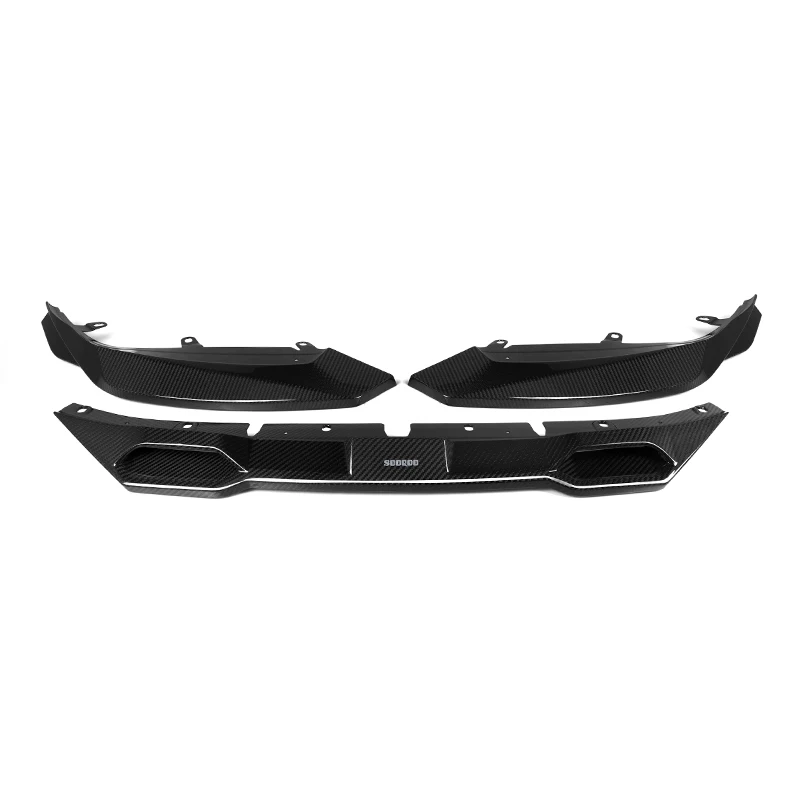 Dry Carbon Fiber M2 G87 Car Bumper Splitter Lip For M2 G 2-Door 2023+ SQ Style Front