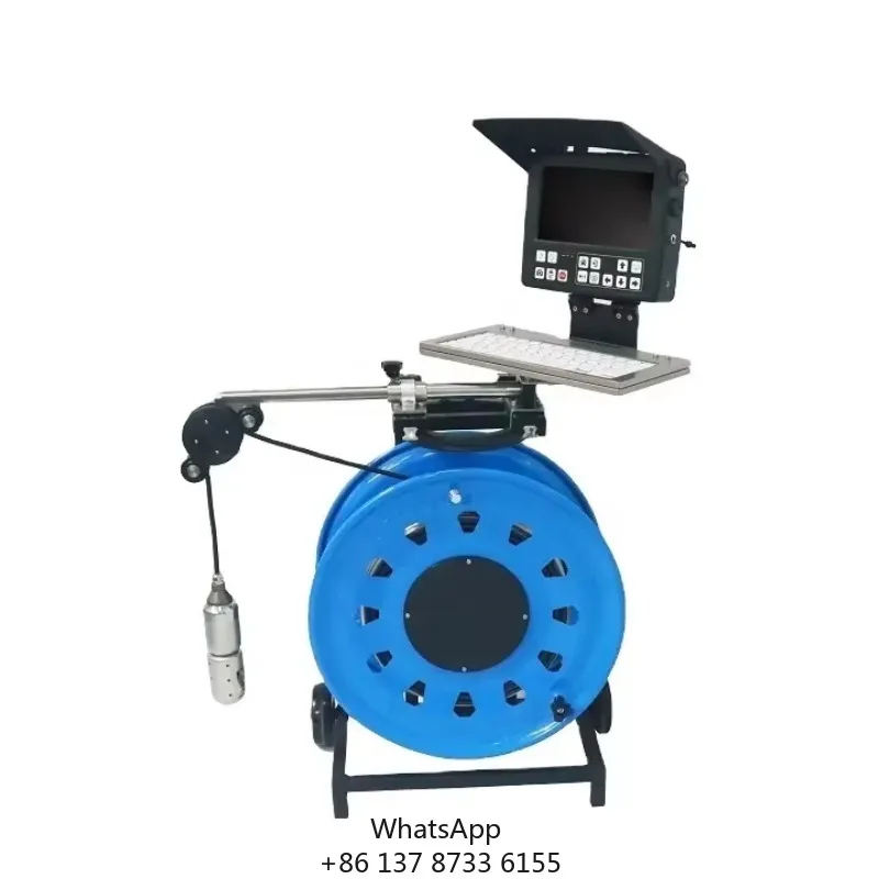 GV8-3288PTN-2 150m 8 Inch Screen Borehole Cameras Deep Water Well Inspection Camera 50mm HD Pan Tilt Rotation Underwater Camera
