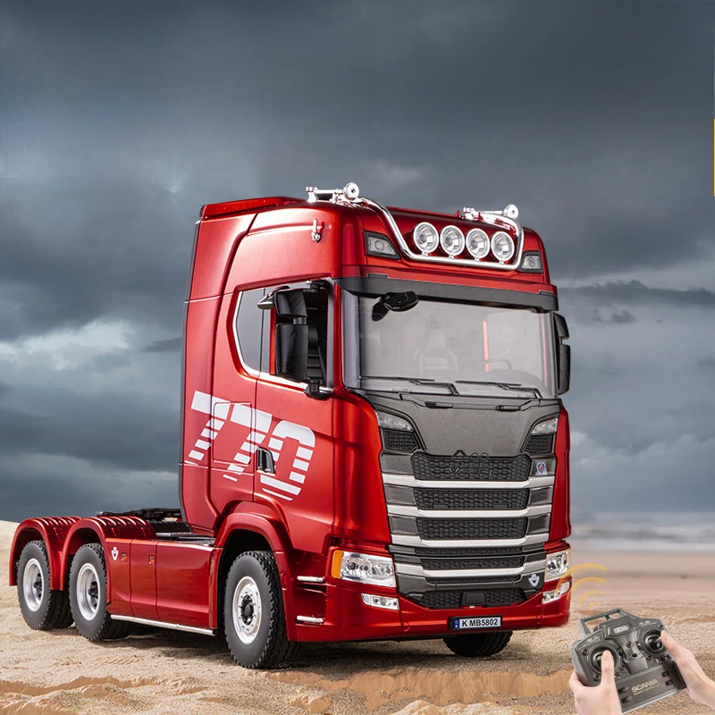 Huina 770S RC トラクター 1/18 電動 RC トレーラーモデルフルスケール 2.4 グラムリモートコントロールカーエンジニアリングモデルのおもちゃ男の子