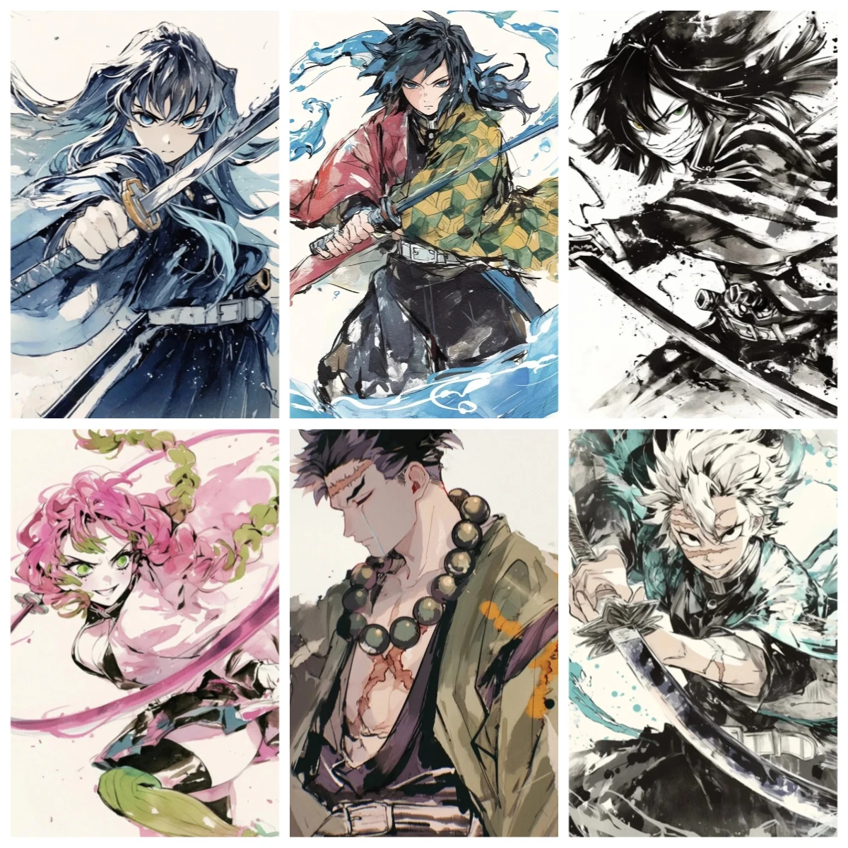 

Demon Slayer Tomioka Giyuu 1000 PCS Jigsaw Puzzles Challenging Family Activity Games for GameroomBedroom Livingroom