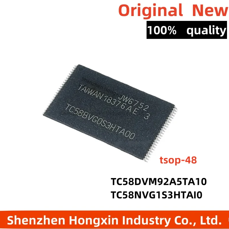 

(2-5piece) New TC58NVG1S3HTAI0 TC58NVG1S3HTA10 TC58DVM92A5TA10 TC58DVM92A5TAI0 tsop-48 memory chip