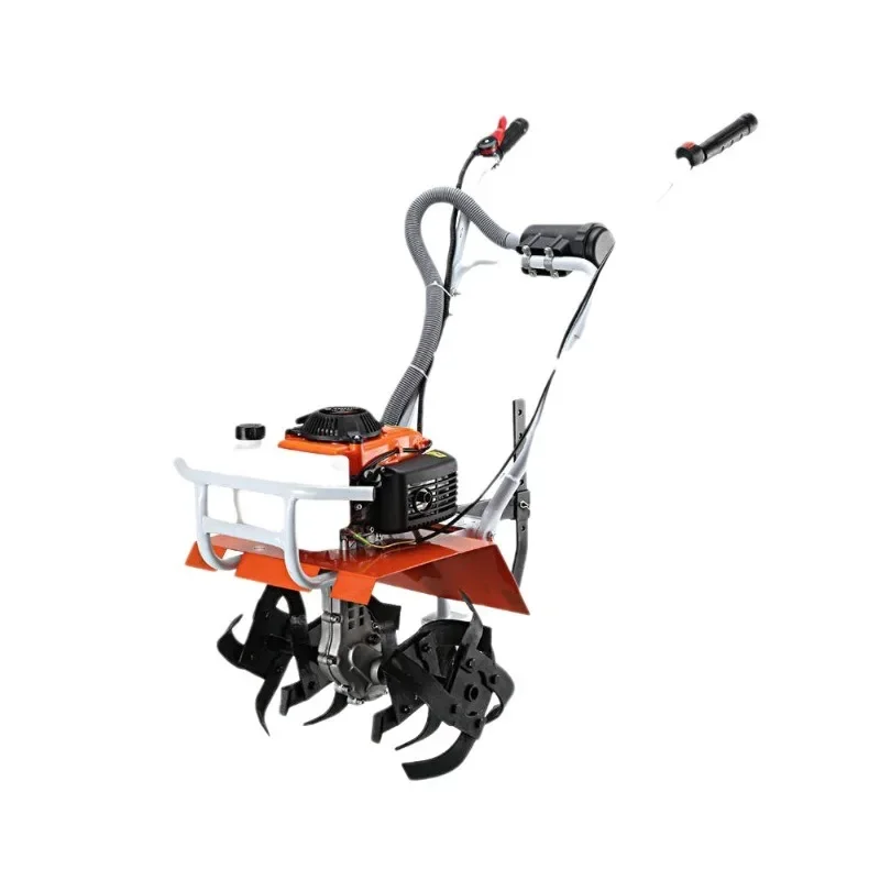One-click electric start rotary tiller, multi-function tiller