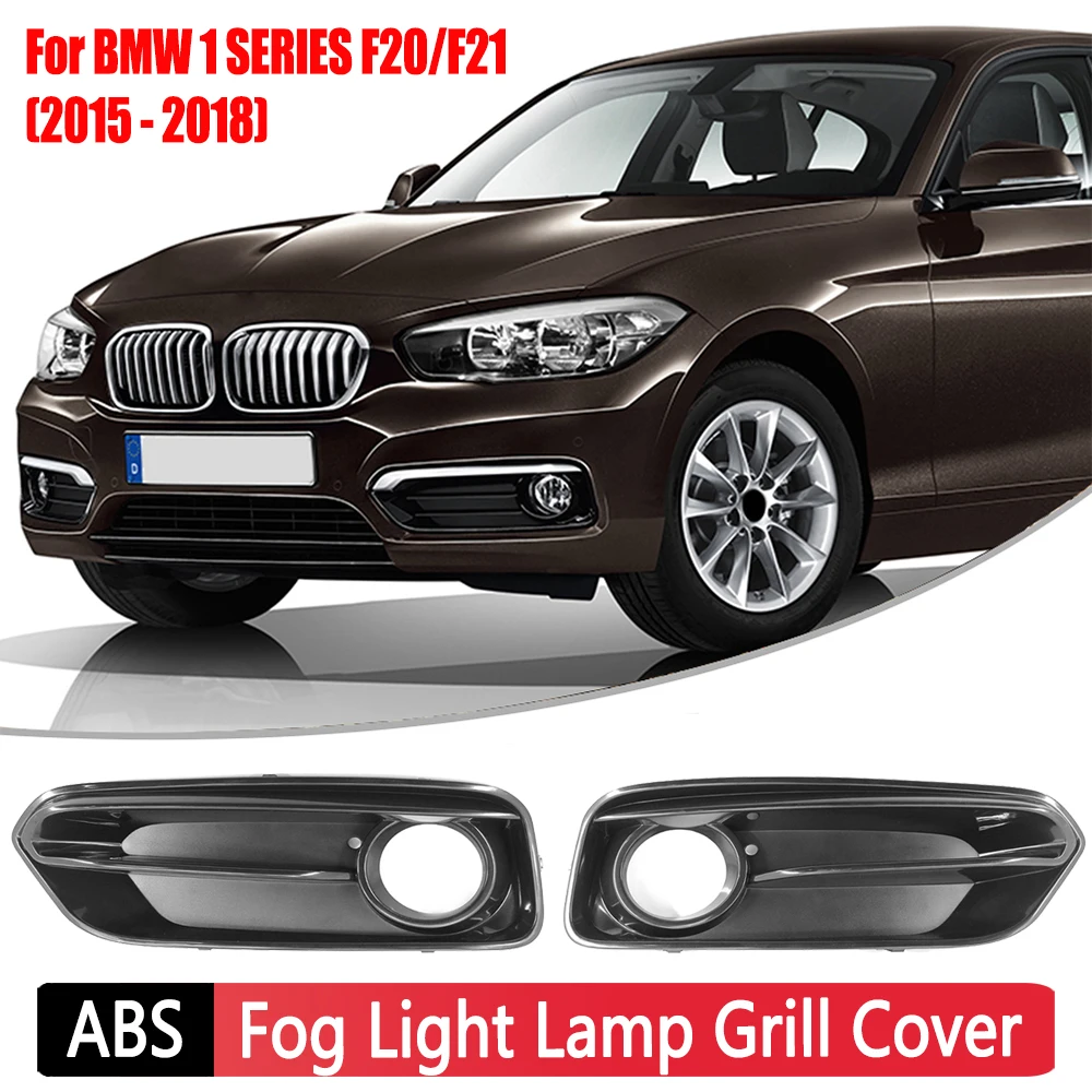 

Front Fog Light Grill Plastic Bumper Fog Light Grill Spare Parts Auto Replacement Accessories for BMW 1 Series F20/F21 2015-2018