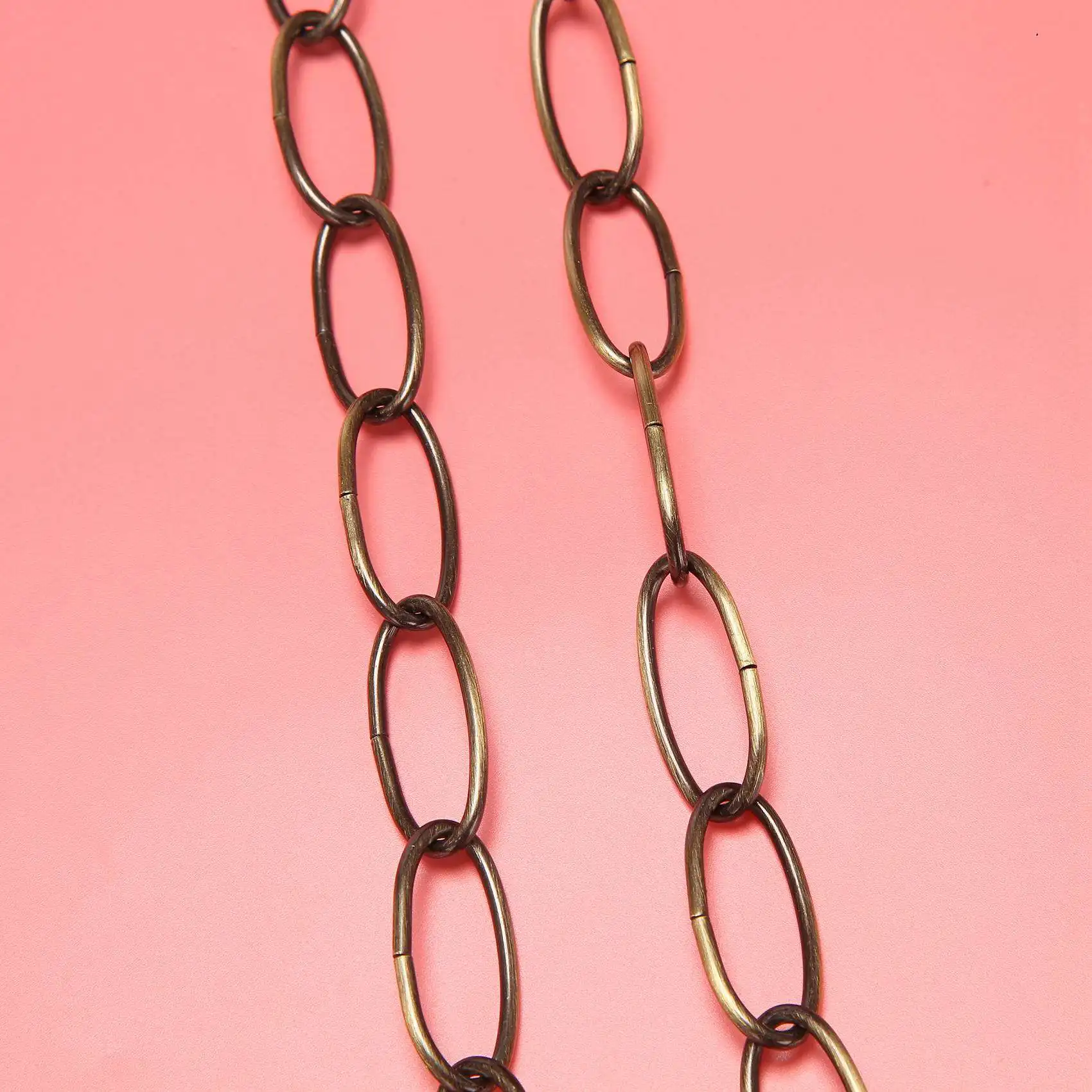 ABGR-4X 1M Heavy Duty Chain For Vintage Chandelier Hanging Lamp,Green Bronze