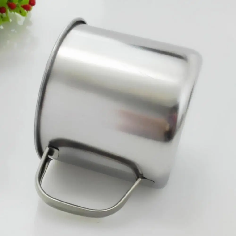 Outdoor Camping Hiking Stainless Steel Cup Coffee Tea Mug  Portable Milk Tea Cup Tumbler Water Mug Drinking Cup with Handle