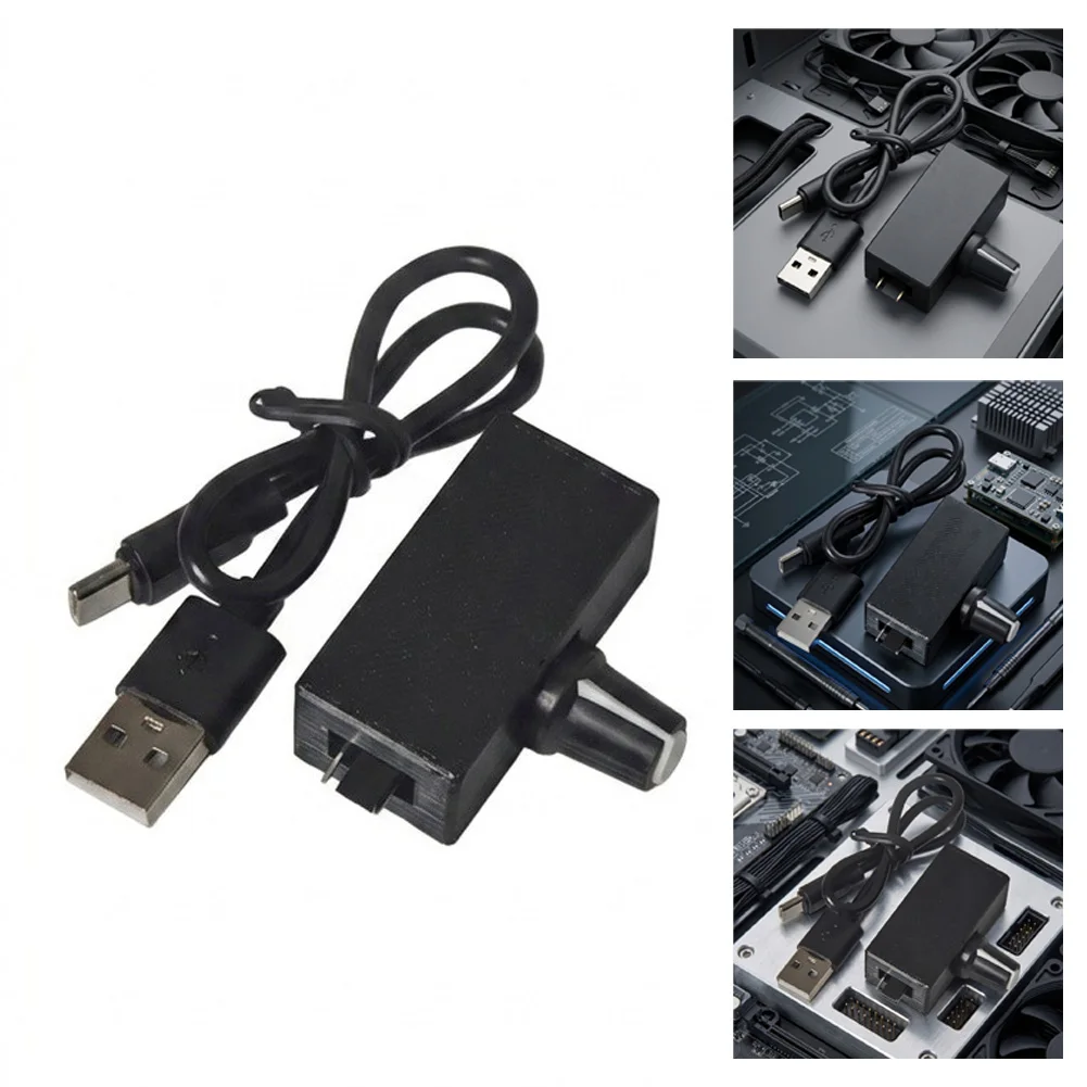 12V USB Fan Control Regulator With 0-100% Duty Cycle Adjustment, 5V To 12V Boost For 4-Pin Cooling Fans & DIY Projects