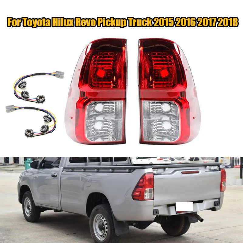 Left Right Car Rear Tail Light Brake Stop Reverse Lamp Taillamp No Bulb For Toyota Hilux Revo Pickup Truck 2015 2016 2017 2018